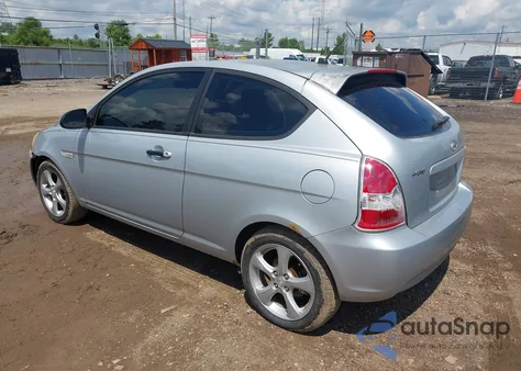 2007 Hyundai Accent Se z USA, uszkodzony, nr VIN KMHCN36C77U020293
